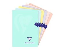 Clairefontaine Mimesys Pastel - Cahier polypro 14,8 x 21 cm - 96 pages - Petits carreaux (5x5 mm) - Disponible dans différentes couleurs