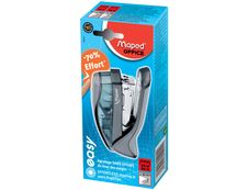 Maped - Agrafeuse Easy Half Strip gris - capacité de 25 feuilles - agrafes 24/6 ou 26/6