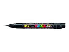 Posca - Feutre pinceau pointe souple - noir