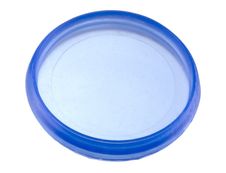 ATOMA - extension pour reliure - bleu transparent (pack de 24)