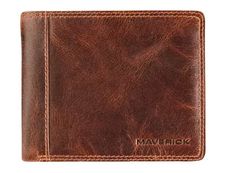 Maverick The Original - Portefeuille RFID avec porte-cartes amovible - cuir