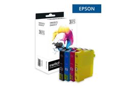 Cartouche compatible Epson 16XL Stylo Plume - pack de 4 - noir, jaune, cyan, magenta - Switch 