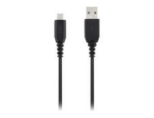T'nB Xtrem work Pro - Câble USB 2.0 vers micro-USB - 1.5 m - noir/gris