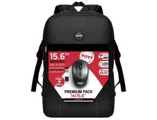 PORT Designs Premium - Sac à dos pour ordinateur portable 15,6" + souris - noir