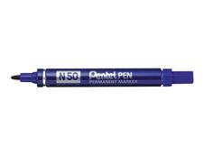 Pentel PEN N50 - Marqueur permanent - pointe ogive - bleu