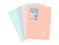 Clairefontaine Koverbook Blush - Cahier polypro A4 (21 x 29,7 cm) - 96 pages - grands carreaux (seyès) - Disponible en différents coloris