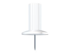 Exacompta - 25 Épingles papic - 10 mm -blanc