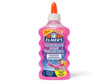 Elmers - Colle pailletée pour slime rose - 177ml 