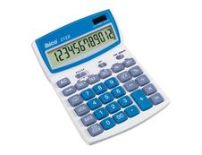 Calculatrice de bureau Ibico 212X - 12 chiffres - alimentation batterie et solaire