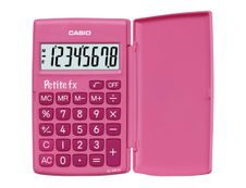 Calculatrice de poche Casio Petit-FX LC-401LV - 8 chiffres - alimentation batterie - rose