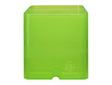 Exacompta Pen-Cube - Pot à crayons vert anis translucide