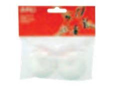 Apli - 2 boules polystyrène - blanc