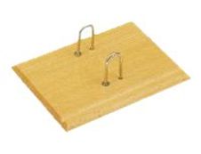 Wonday - Socle pour éphéméride bois - 2 arceaux métal