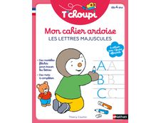 T'choupi - Mon cahier ardoise - Les lettres majuscules
