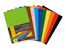 Aurora - 100 feuilles à dessin de couleur - 120 g/m² - A4