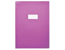Oxford Strong Line - Protège cahier sans rabat - 24 x 32 cm - violet opaque