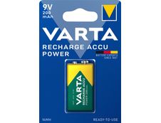 VARTA Accu power - 1 pile alcaline rechargeable - 6LR61 9V