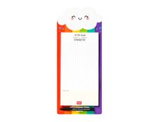 Legami Don't Forget - Bloc-notes magnétique - 11 x 28 cm - 60 feuilles - rainbow