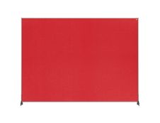 Nobo Impression Pro - Cloison de séparation - 140 x 100 cm - rouge