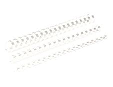 Fellowes - 100 anneaux de reliure en plastique - 6 mm - jusqu'à 20 feuilles - blanc
