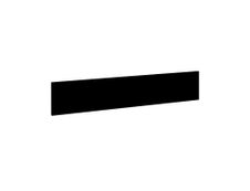 Voile de fond pour bureau MAMBO L120 & L140 cm - L100 x H25 cm - Noir