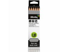 Wonday - Pack de 12 crayons à papier - HB - embout gomme