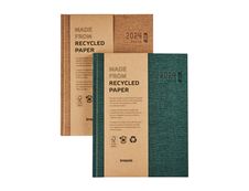 Agenda Ecotiming Kazar - 1 semaine sur 2 pages - 17,1 x 22 cm - disponible dans différentes couleurs - Brepols