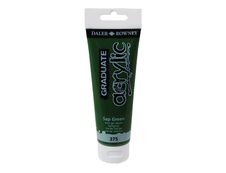 Daler-Rowney Graduate - Peinture acrylique - 120 ml - vert sève