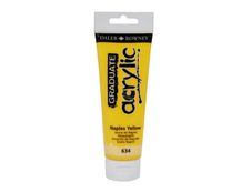 Daler-Rowney Graduate - Peinture acrylique - 120 ml - jaune napolitain