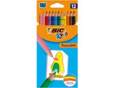 BIC Kids Tropicolors - 12 Crayons de couleur