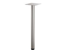 Pied tube - diamètre 60 mm - gris - Gautier