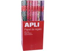 8410782136422-Apli Agipa - Papier cadeau - 70 cm x 2 m - différents motifs disponibles-Avant-0