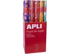 8410782140023-Apli Agipa - Papier cadeau - 70 cm x 2 m - différents motifs enfants-Angle gauche-0