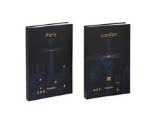 Agenda Cities - 1 jour par page - 17,5 x 12 cm - noir - Brepols