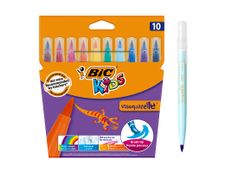 BIC Kids Visaquarelle - 10 Feutres - pointe pinceau