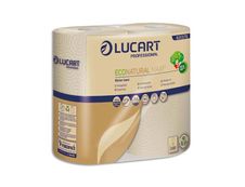 Lucart Professional EcoNatural - 2 Rouleaux d'essuie-tout - 150 feuilles 