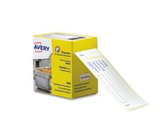 Avery - 300 Étiquettes amovibles de traçabilite pré-imprimées - 98 x 40 mm - boîte distributrice