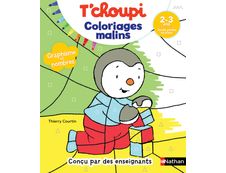 T'choupi coloriages malins - graphisme et nombres magiques - maternelle TPS 2-3 ans