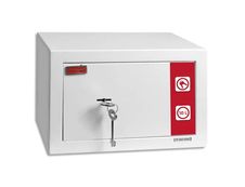 Reskal SM1 Premium - Coffre-fort 9,9L à clé - acier blanc