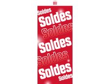 Logistipack - Affiche SOLDES - 72 x 30 cm