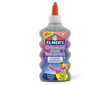 Elmers - Colle pailletée pour slime argentée - 177ml 