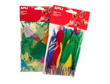 Apli - 100 plumes - coloris assortis