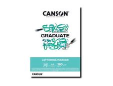 Canson Graduate Lettering Marker - Bloc dessin - 20 feuilles - A4 - 180 gr