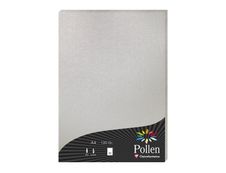 Pollen - 50 Feuilles papier couleur - A4 (21 x 29,7 cm) - 120 g/m² - argent