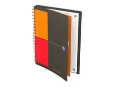 Oxford Meetingbook - Cahier à spirale B5 - 160 pages - petits carreaux (5x5 mm)