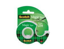 Scotch Magic - Ruban adhésif - 19 mm x 7,5 m - avec dévidoir