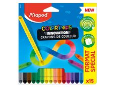 Maped Color'Peps - 15 Crayons de couleur Infinity - pochette carton