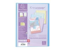 Exacompta Kreacover Pastel - Porte vues personnalisable - 40 vues - 11 x 15 cm - disponible dans différentes couleurs