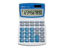 Calculatrice de bureau Ibico 210X - 10 chiffres - alimentation batterie et solaire
