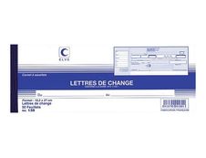 ELVE - Carnet de lettres de change - 50 feuilles - 10,2 x 27 cm